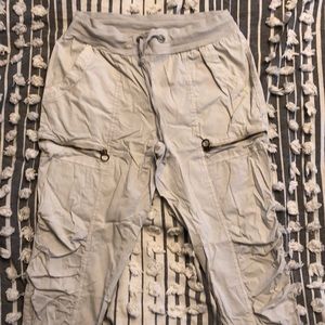 Lightweight ruched joggers by XCVI